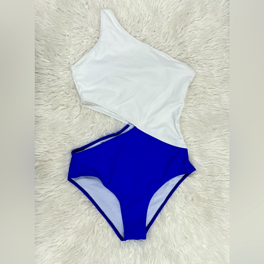 Women's Bathing Suits One Shoulder Cutout One Piece Swimsuit Swimwear Monokini